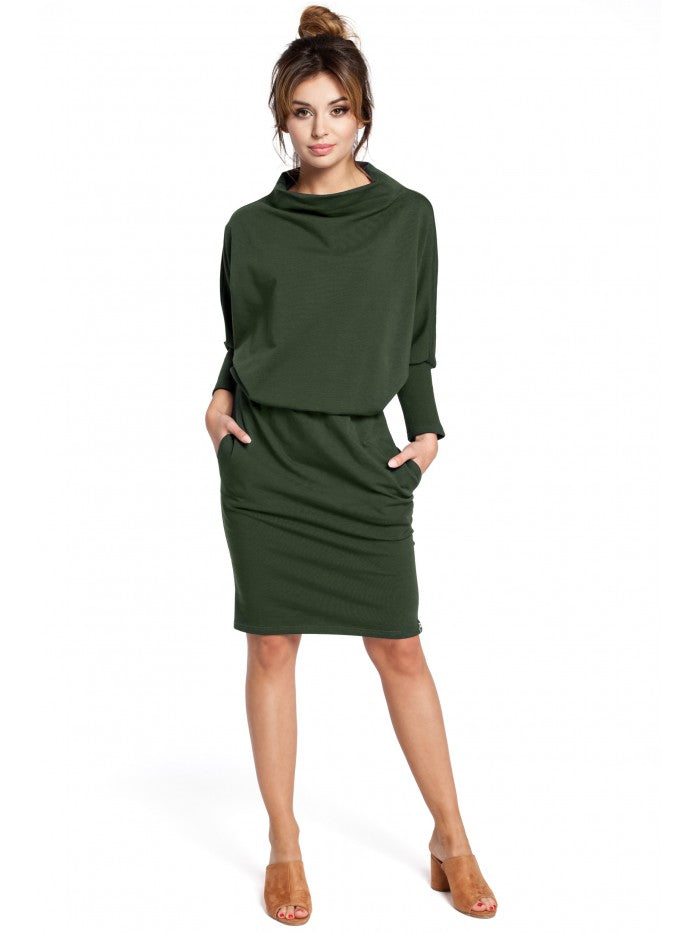 green kimono sleeve dress Matcha Green Kimono Sleeve Dress – EDYA 1929