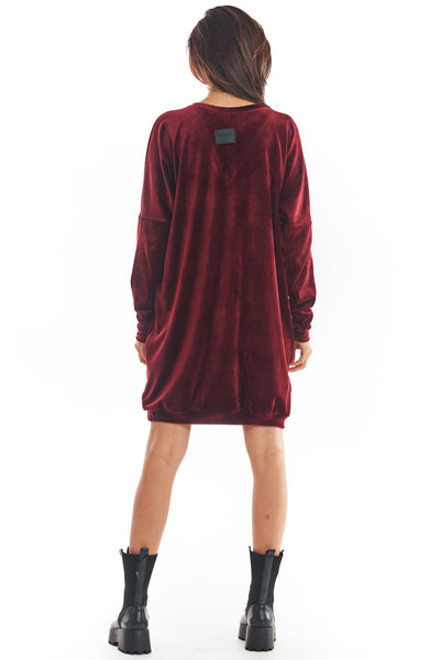 Maroon-Velour