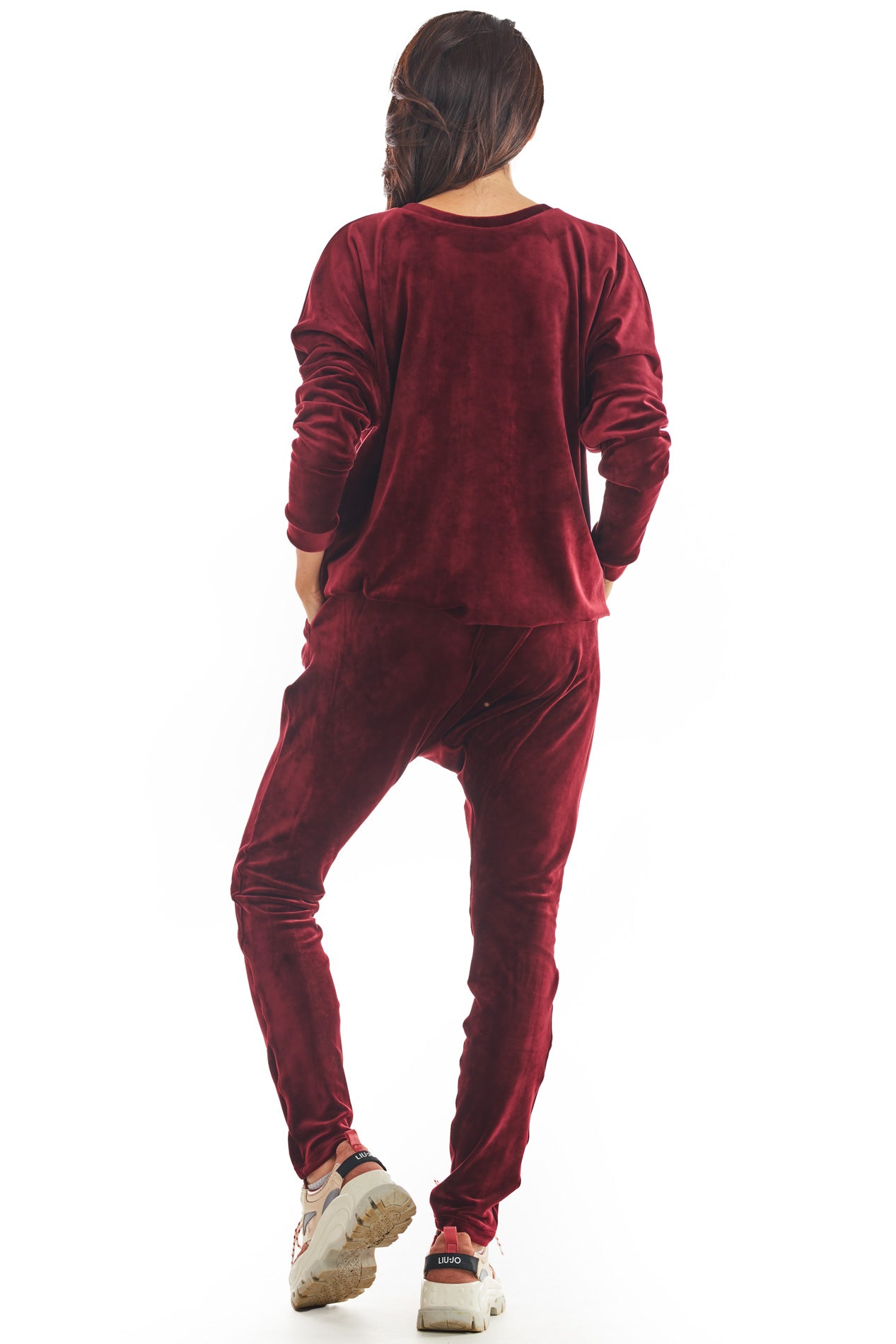 Maroon-Velour