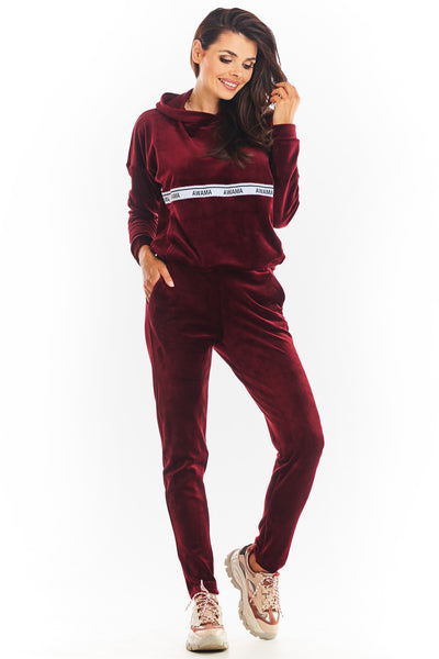 Maroon-Velour