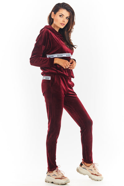 Maroon-Velour